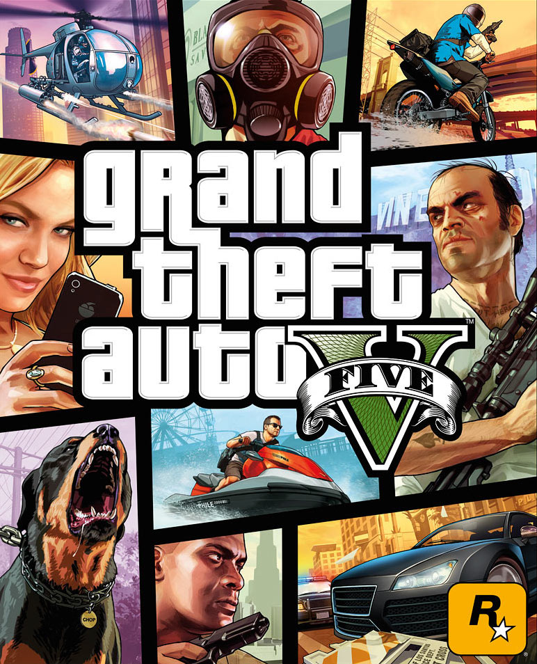 карта игрового мира Grand Theft Auto V ( GTA 5 )